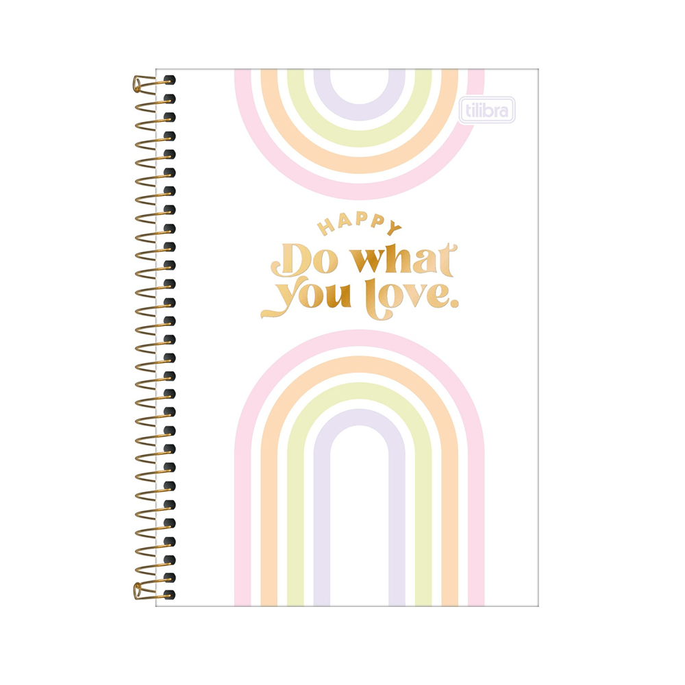 Caderno-Colegial-1X1-80-Fls.-C.D.-Tilibra---Happy-Color-3 Caderno-Colegial-1X1-80-Fls.-C.D.-Tilibra---Happy-Color-3