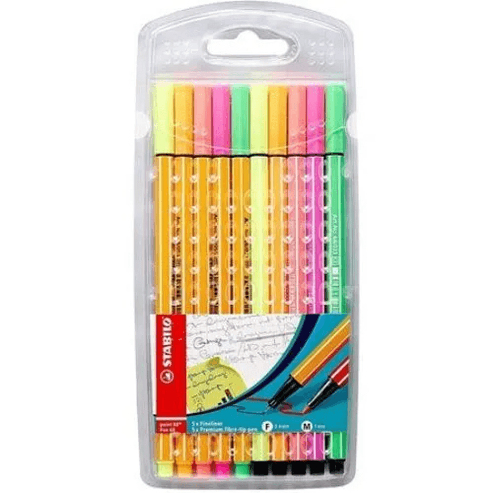 Caneta-stabilo-Point-Pen-Neon-Ref Caneta-stabilo-Point-Pen-Neon-Ref