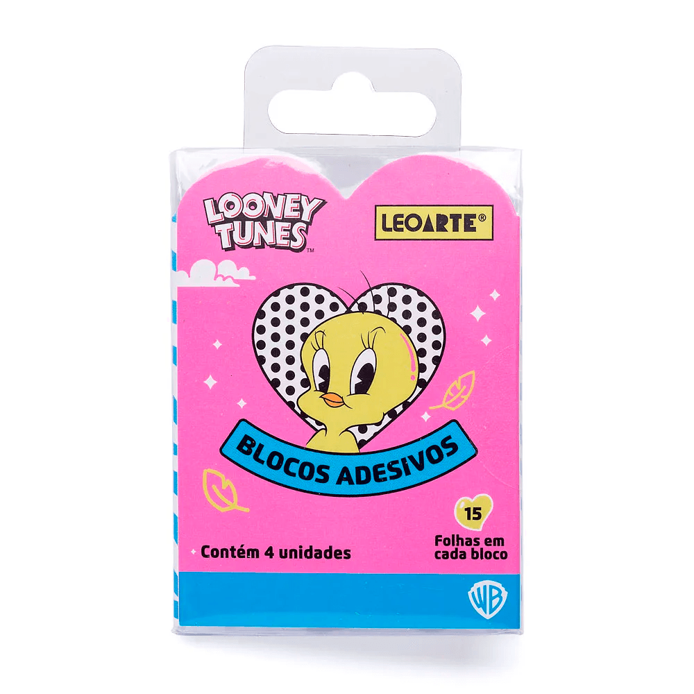 Bloco-Adesivo-Looney-Tunes-3-Dobras-com-4-Blocos---Leo_Leo Bloco-Adesivo-Looney-Tunes-3-Dobras-com-4-Blocos---Leo_Leo