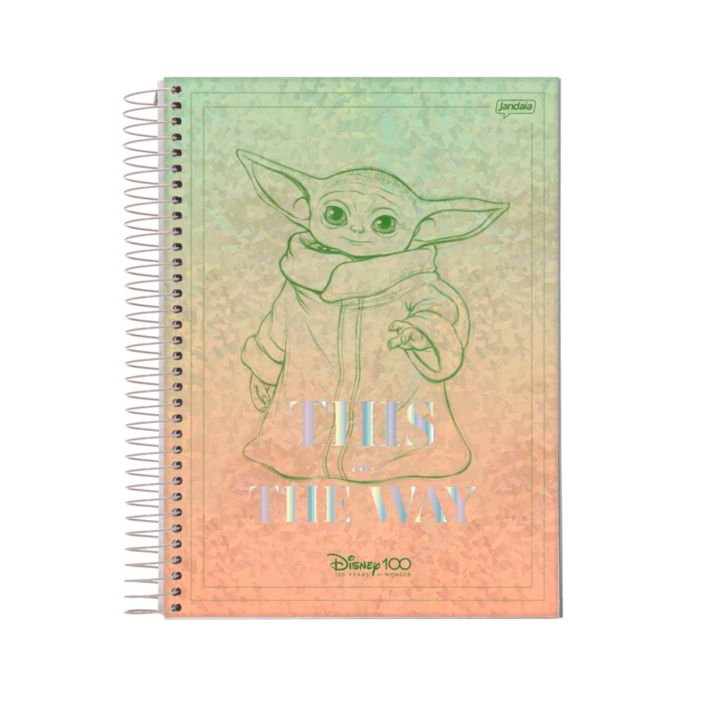 Caderno-Colegial-10x1-160-Fls-C.D.-Jandaia---Disney-100Th-2 Caderno-Colegial-10x1-160-Fls-C.D.-Jandaia---Disney-100Th-2