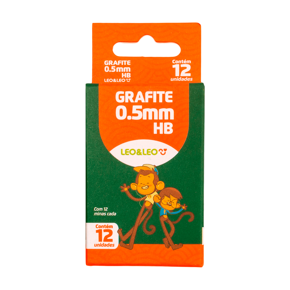 Grafite-0.5mm-HB-com-12-Tubos---Leo-Leo Grafite-0.5mm-HB-com-12-Tubos---Leo-Leo