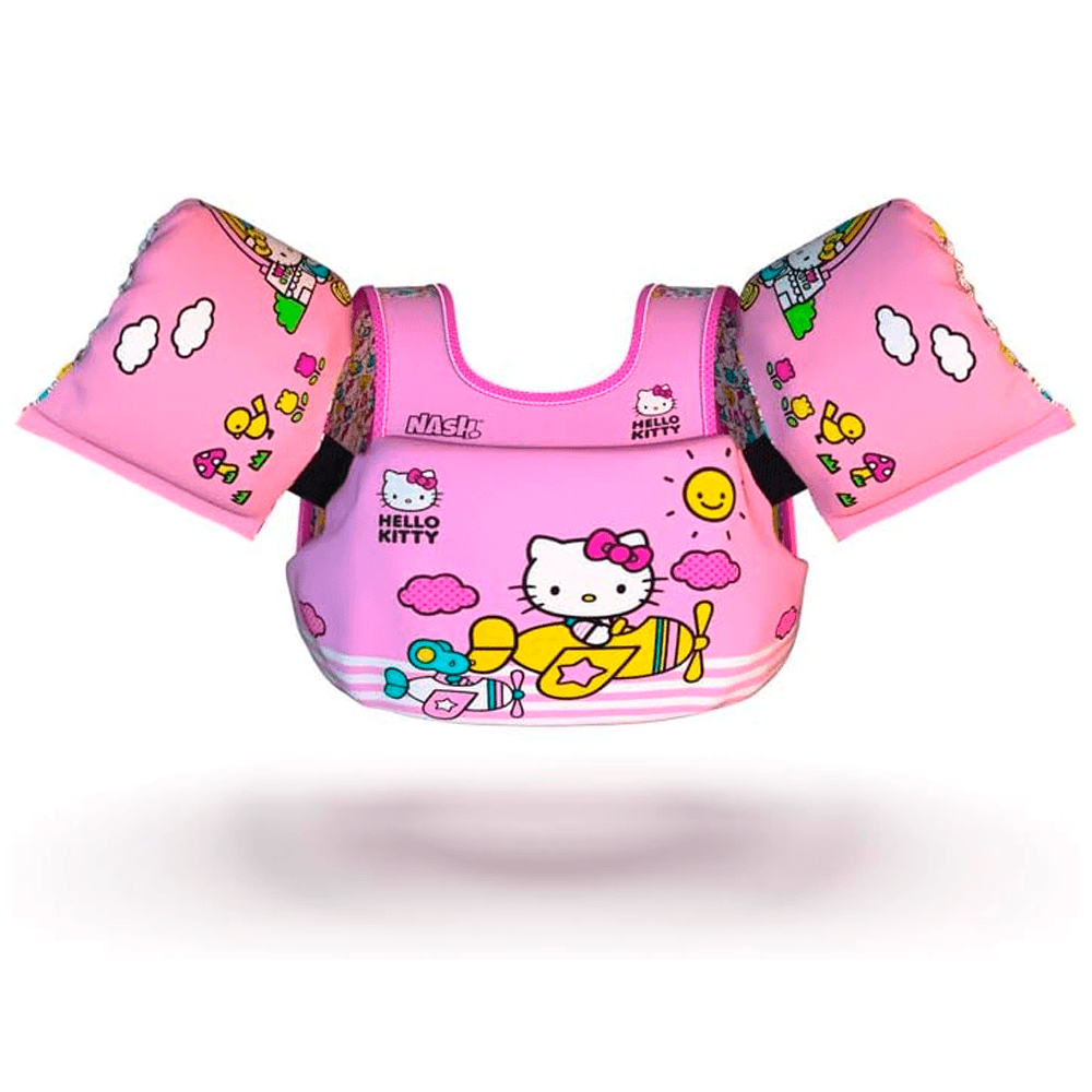 Boia-Infantil-e-Colete-Salva-Vidas-Hello-Kitty---Nash Boia-Infantil-e-Colete-Salva-Vidas-Hello-Kitty---Nash