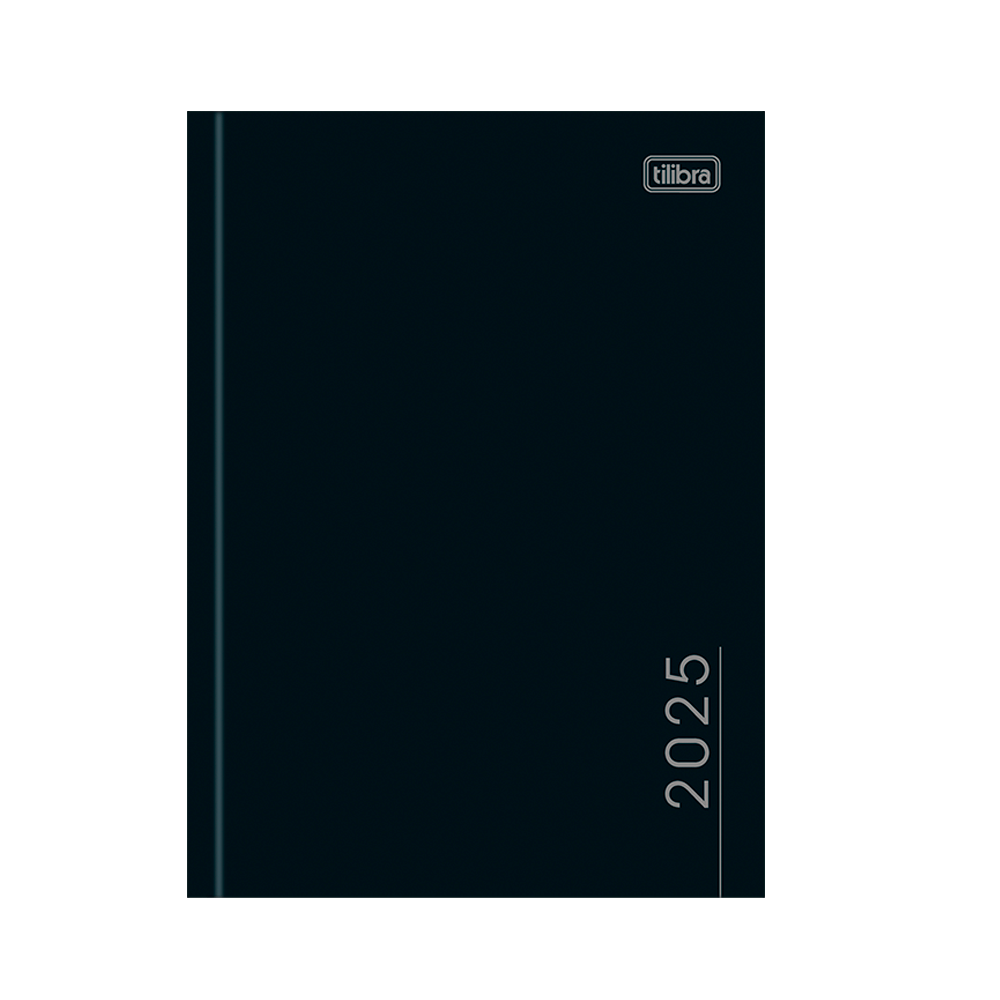 Agenda-Pepper-Costurada-Preta-M4-2025---Tilibra