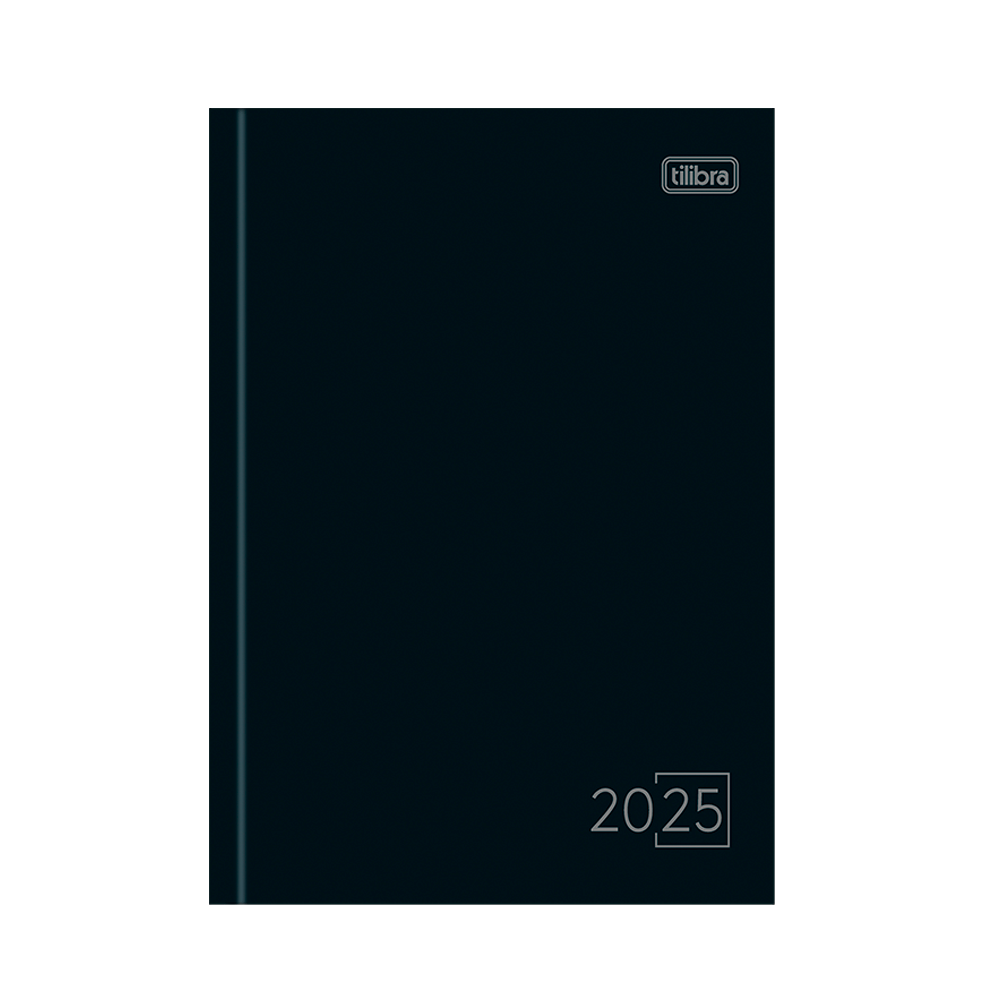 Agenda-Spice-Costurada-Preta-M6-2025---Tilibra