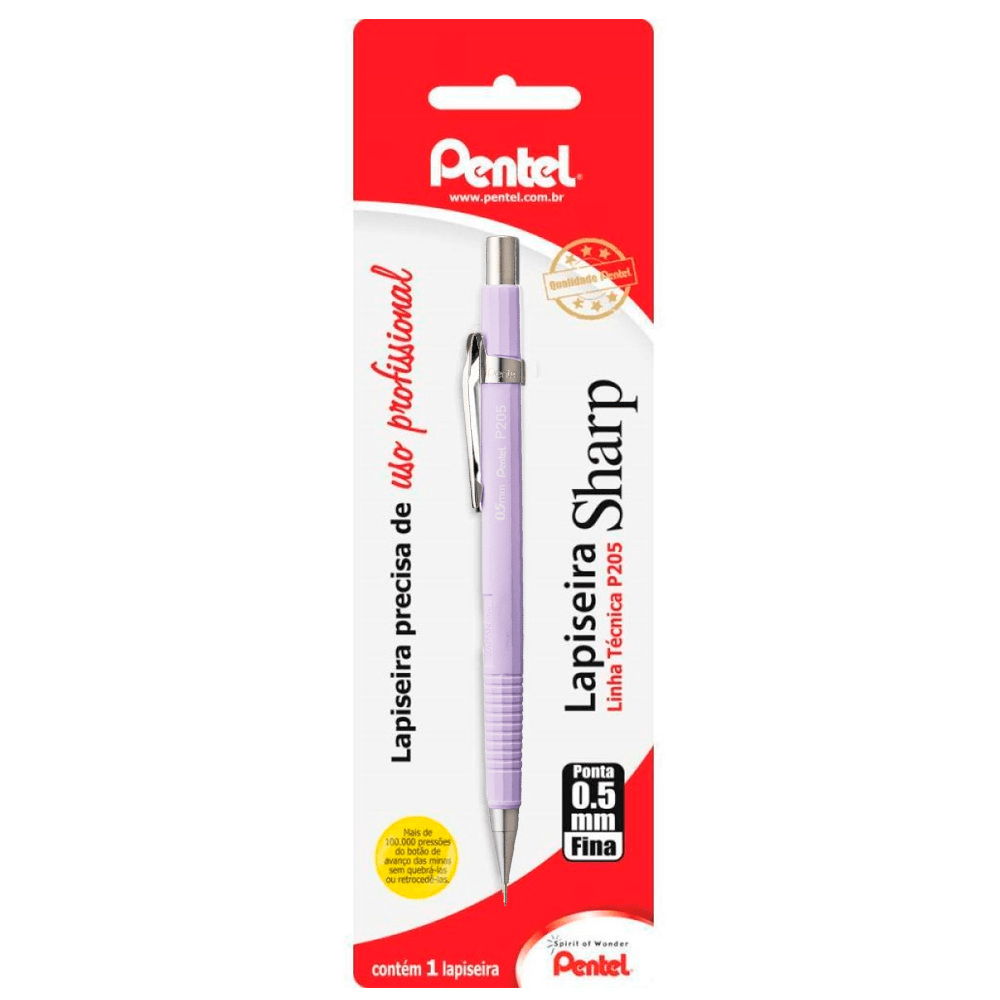 Lapiseira-Sharp-Roxa-0.3mm---Pentel Lapiseira-Sharp-Roxa-0.3mm---Pentel