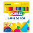 Lapis-de-Cor-Sextavado-Estojo-com-24-cores---Acrilex Lapis-de-Cor-Sextavado-Estojo-com-24-cores---Acrilex