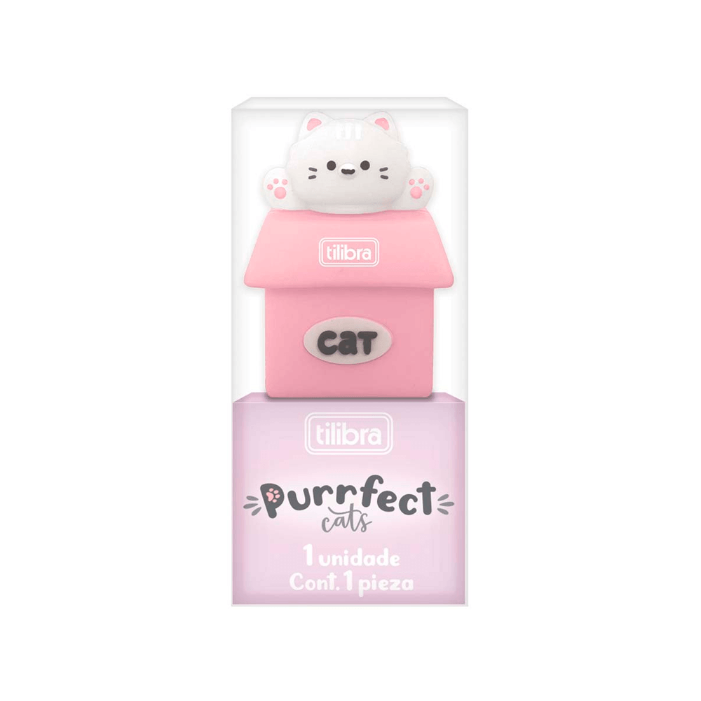 Apontador-Purrfect-Cats---Tilibra Apontador-Purrfect-Cats---Tilibra