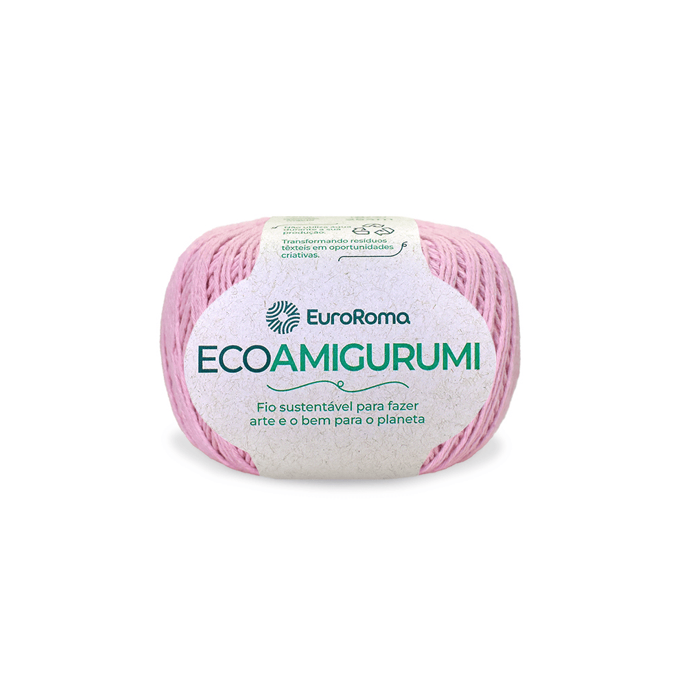 Fio-Ecoamigurumi-254m-Euroroma-Rosa-Bebe-Cor-510