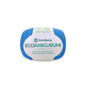 Fio-Ecoamigurumi-254m-Euroroma-Azul-Piscina-Cor-901