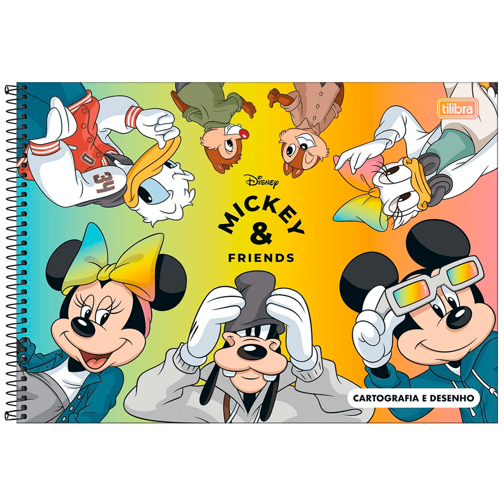 Cartografia-C.D.-80-Fls-Tilibra---Real-Mickey-2