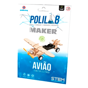 Linha-Maker-Aviao-Motor-Eletrico---Polibrinq