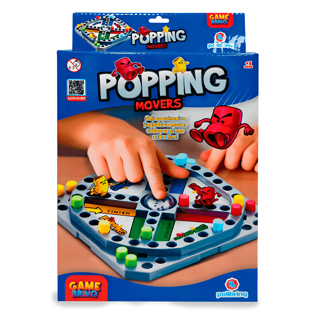 Jogo-Popping-Movers---Polibrinq Jogo-Popping-Movers---Polibrinq