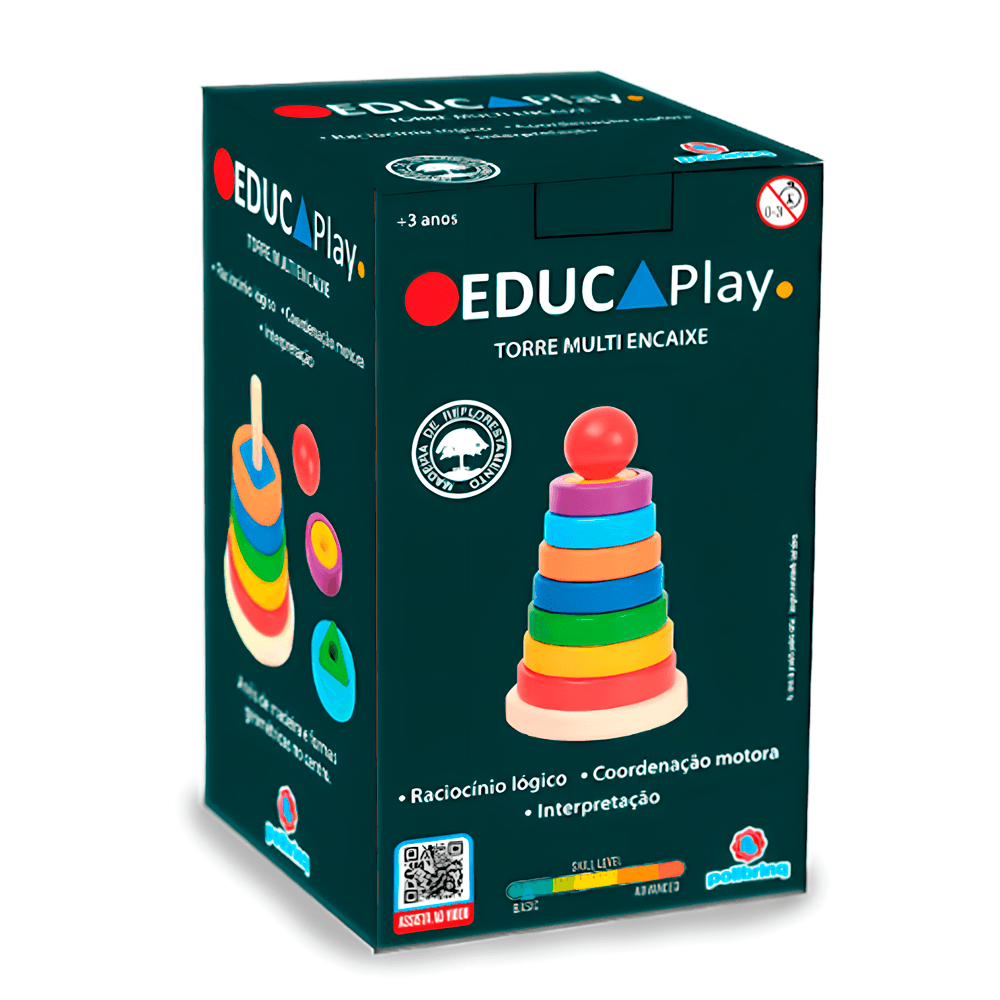 Educaplay-Torre-Multi-Encaixe---Polibrinq Educaplay-Torre-Multi-Encaixe---Polibrinq