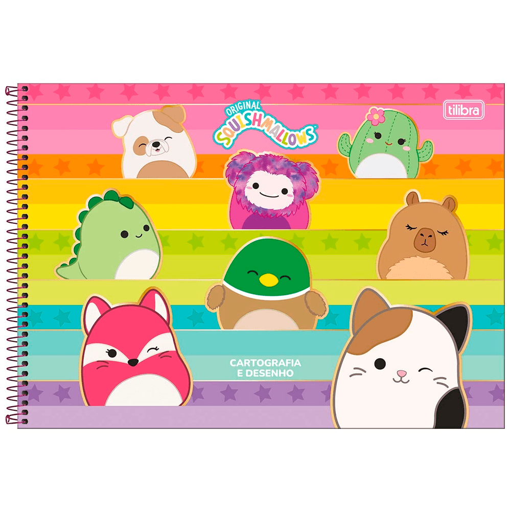 Cartografia-C.D.-80-Fls-Tilibra---Squishmallows-2 Cartografia-C.D.-80-Fls-Tilibra---Squishmallows-2