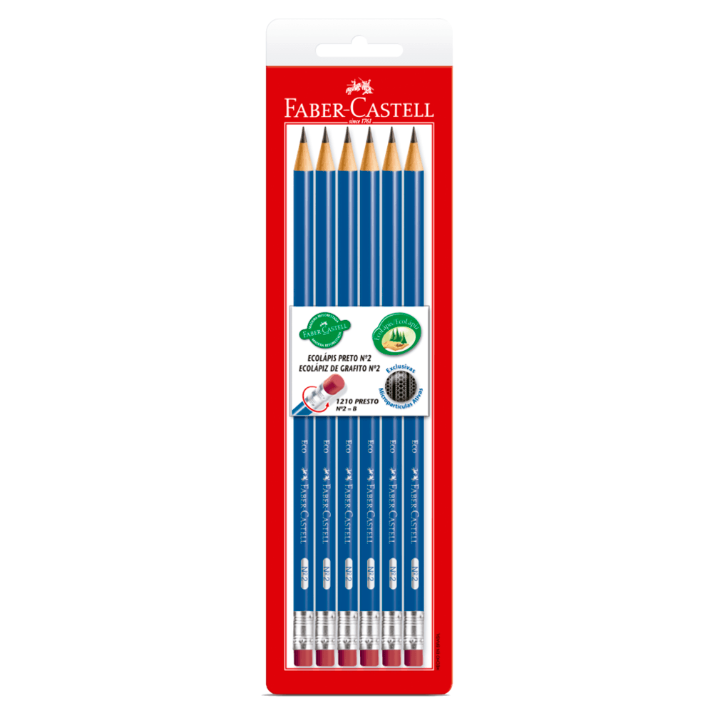 Ecolapis-Grafite-Azul-Redondo-com-Borracha-com-6-Unidades---Faber-Castell