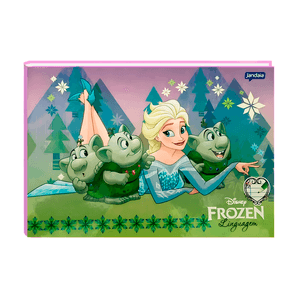 Caderno-Linguagem-Horizontal-C.D.-40-Fls-Jandaia---Frozen-1