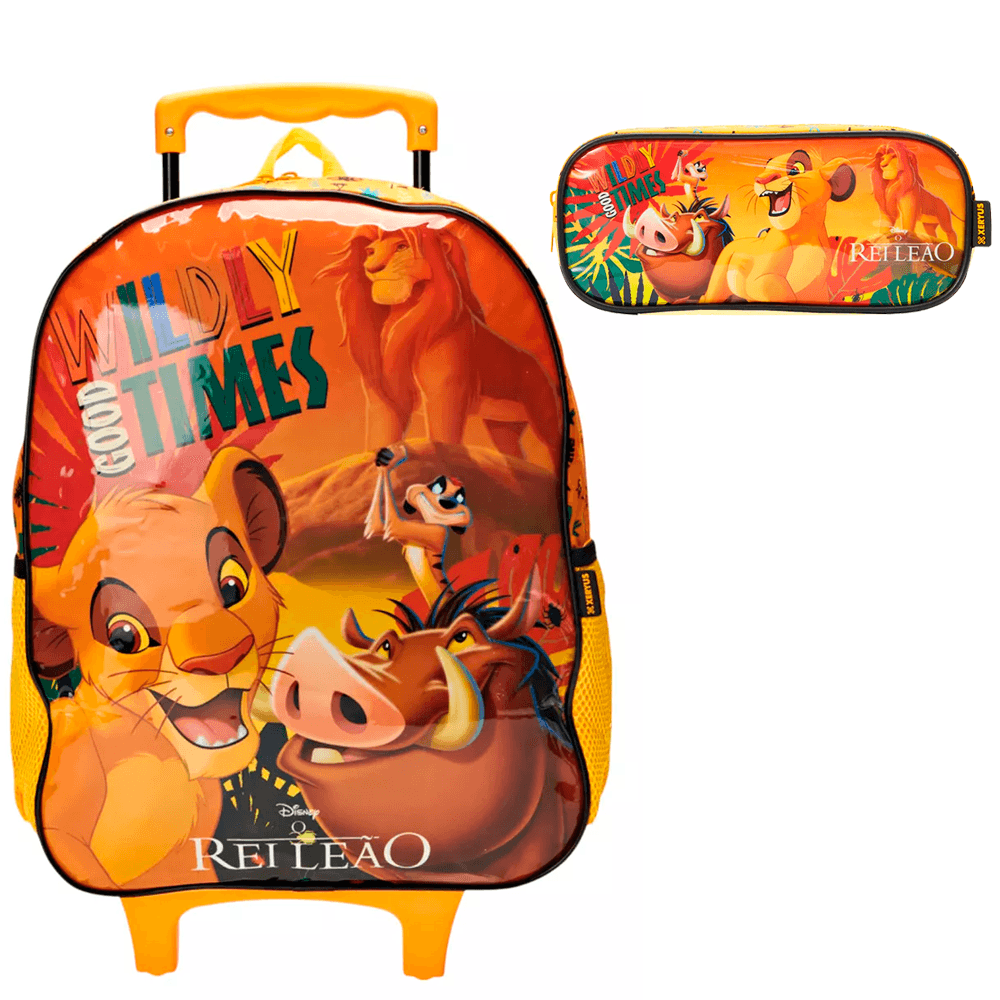 Mochila-de-Rodinhas---Estojo-Simples-Rei-Leao-X-16---Ref.-13310---Xeryus Mochila-de-Rodinhas---Estojo-Simples-Rei-Leao-X-16---Ref.-13310---Xeryus