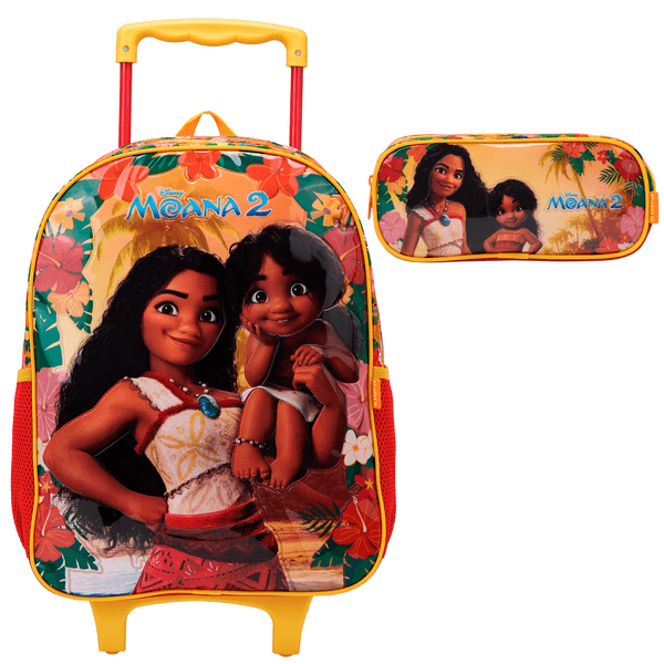Mochila de Rodinhas Estojo Simples Moana X 16 Ref. 13100 Xeryus newscenter