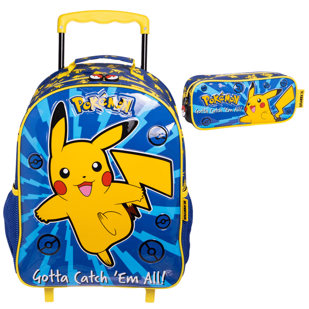 Mochila-de-Rodinhas---Estojo-Simples-Pokemon-X1-A-16---Ref.-13610---Xeryus Mochila-de-Rodinhas---Estojo-Simples-Pokemon-X1-A-16---Ref.-13610---Xeryus