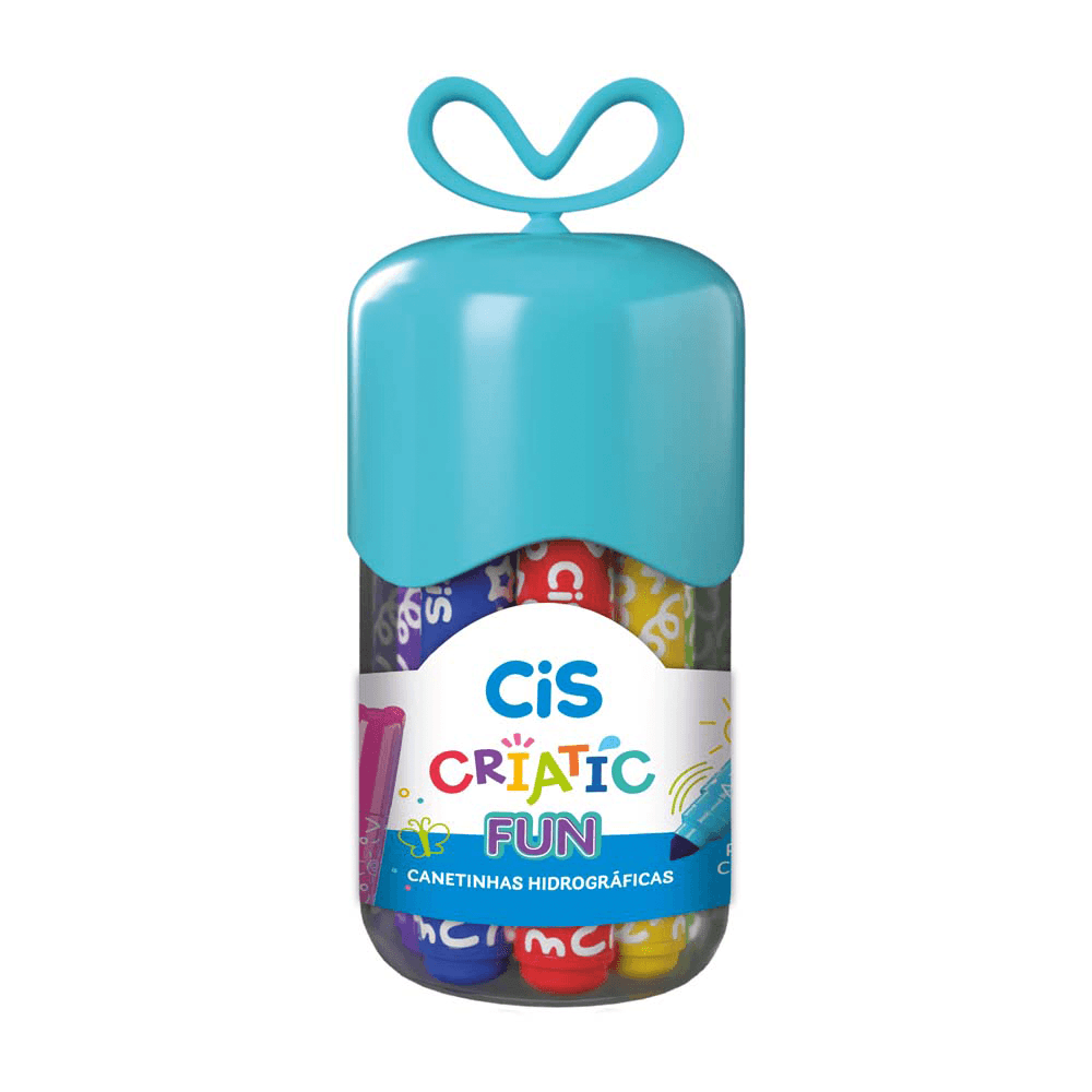 Cenetinha-Hidrografica-Criatic-Fun-com-12-Cores-Azul---CiS Cenetinha-Hidrografica-Criatic-Fun-com-12-Cores-Azul---CiS