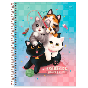 Caderno-Universitario-10x1-160-Fls-C.D.-Tilibra---Purrfect-Cats-6