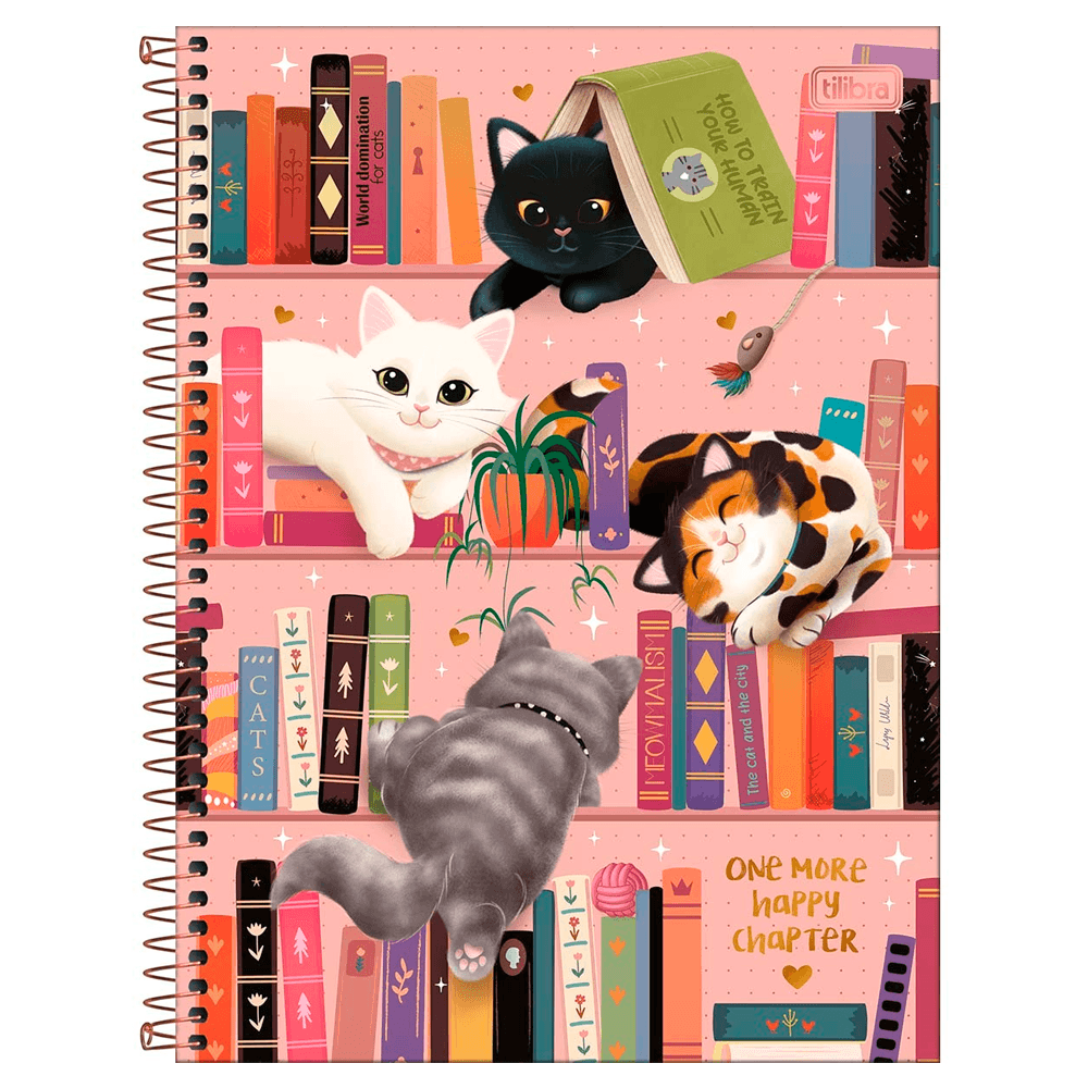 Caderno-Universitario-10x1-160-Fls-C.D.-Tilibra---Purrfect-Cats-7