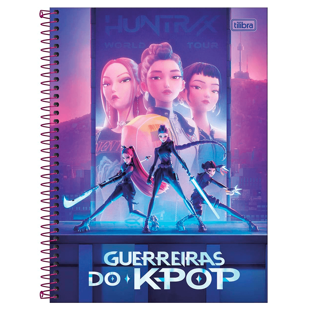 Caderno-Universitario-10x1-160-Fls-C.D.-Tilibra---Guerreiras-do-Kpop-1