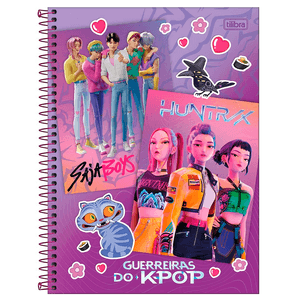 Caderno-Universitario-10x1-160-Fls-C.D.-Tilibra---Guerreiras-do-Kpop-4