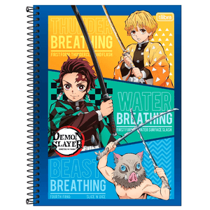 Caderno-Universitario-10x1-160-Fls-C.D.-Tilibra---Demon-Slayer-7