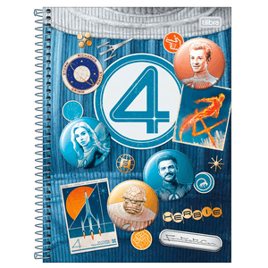 Caderno-Universitario-10x1-160-Fls-C.D.-Tilibra---Quarteto-Fantastico-4