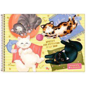 Cartografia-C.D.-80-Fls.-Tilibra---Purrfects-Cats-3