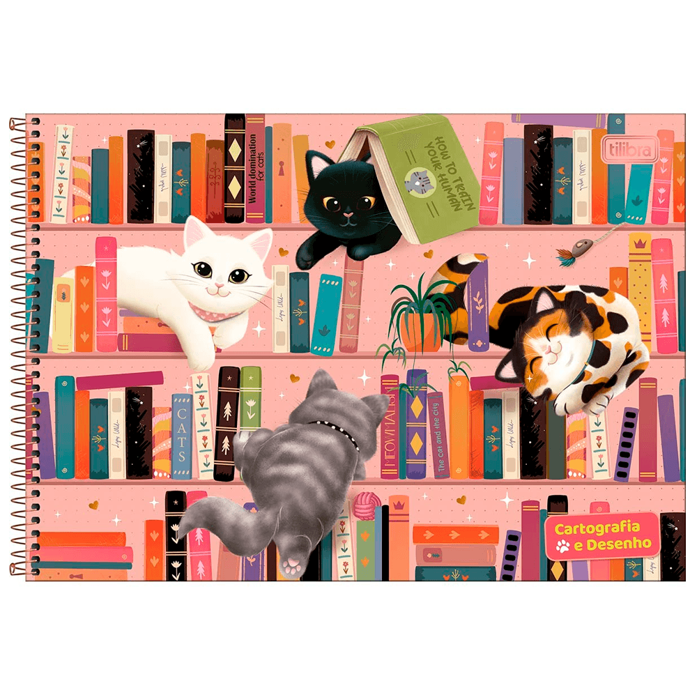 Cartografia-C.D.-80-Fls.-Tilibra---Purrfects-Cats-4 Cartografia-C.D.-80-Fls.-Tilibra---Purrfects-Cats-4