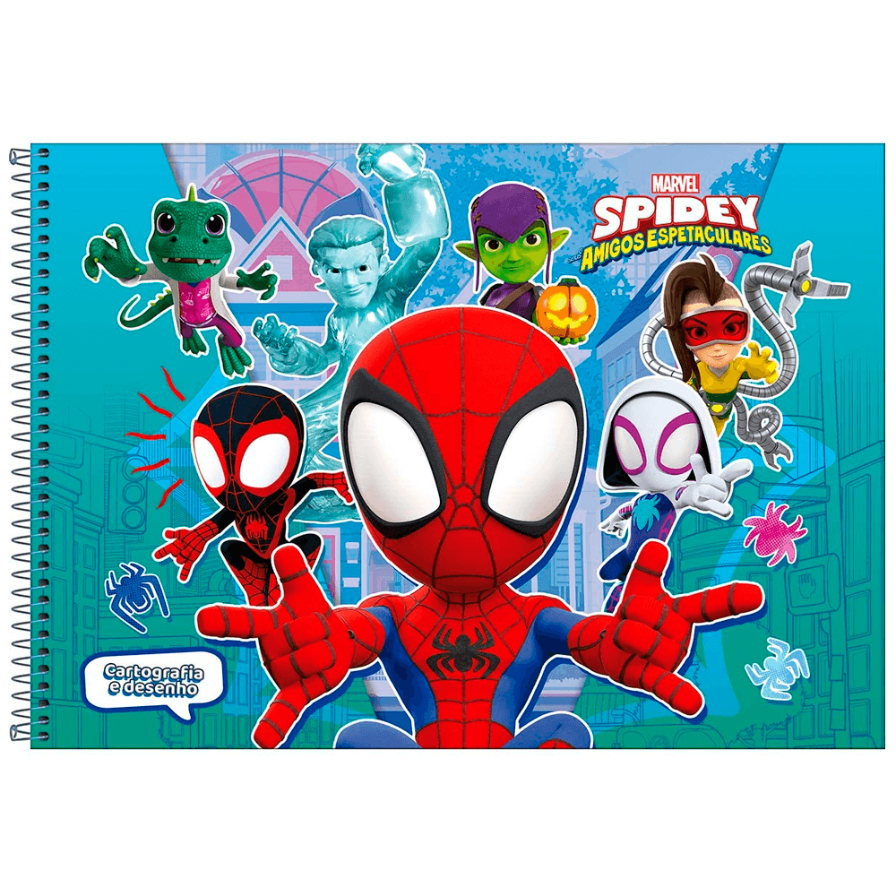 Cartografia-C.D.-80-Fls.-Tilibra---Spidey-2