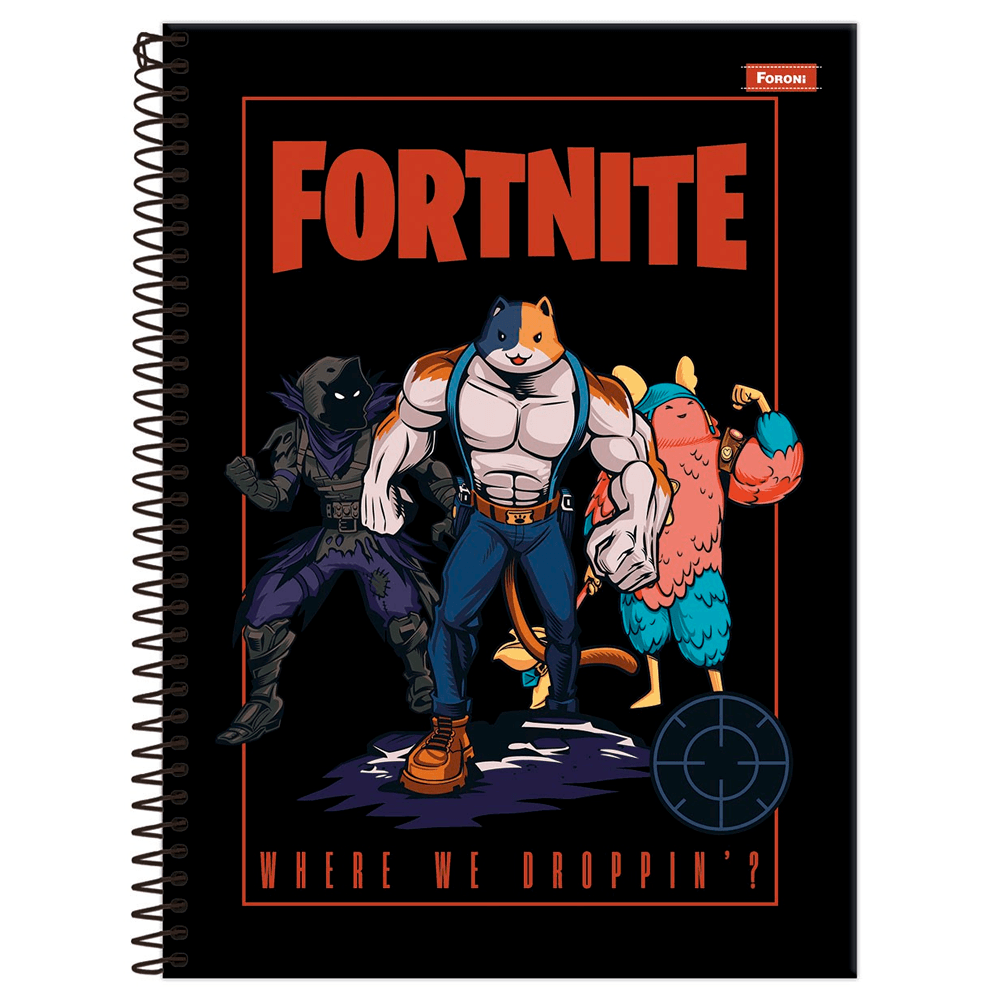 Caderno-Universitario-1x1-80-Fls-C.D.-Foroni---Fortnite-5 Caderno-Universitario-1x1-80-Fls-C.D.-Foroni---Fortnite-5