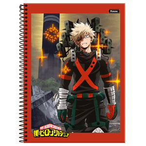 Caderno-Universitario-10x1-160-Fls-C.D.-Foroni---My-Hero-Academia-6