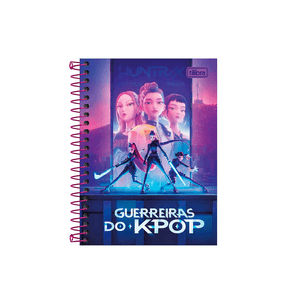 Caderneta-18-C.D.-80-Folhas-Tilibra---Guerreiras-do-K-Pop-1