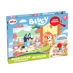 Quebra-Cabeca-60-Pecas-Lente-Magica-Bluey---Elka
