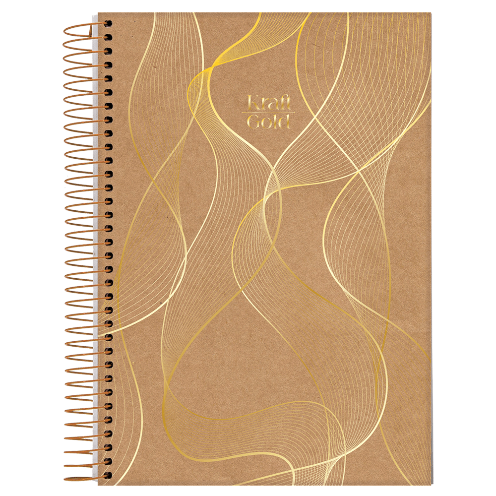 Caderno-Universitario-10x1-160-Fls-C.D.-Jandaia---Kraft-Gold-10 Caderno-Universitario-10x1-160-Fls-C.D.-Jandaia---Kraft-Gold-10