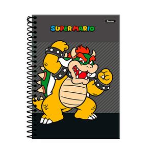 Caderno-14-80-Fls-C.D.-Foroni---Super-Mario-8