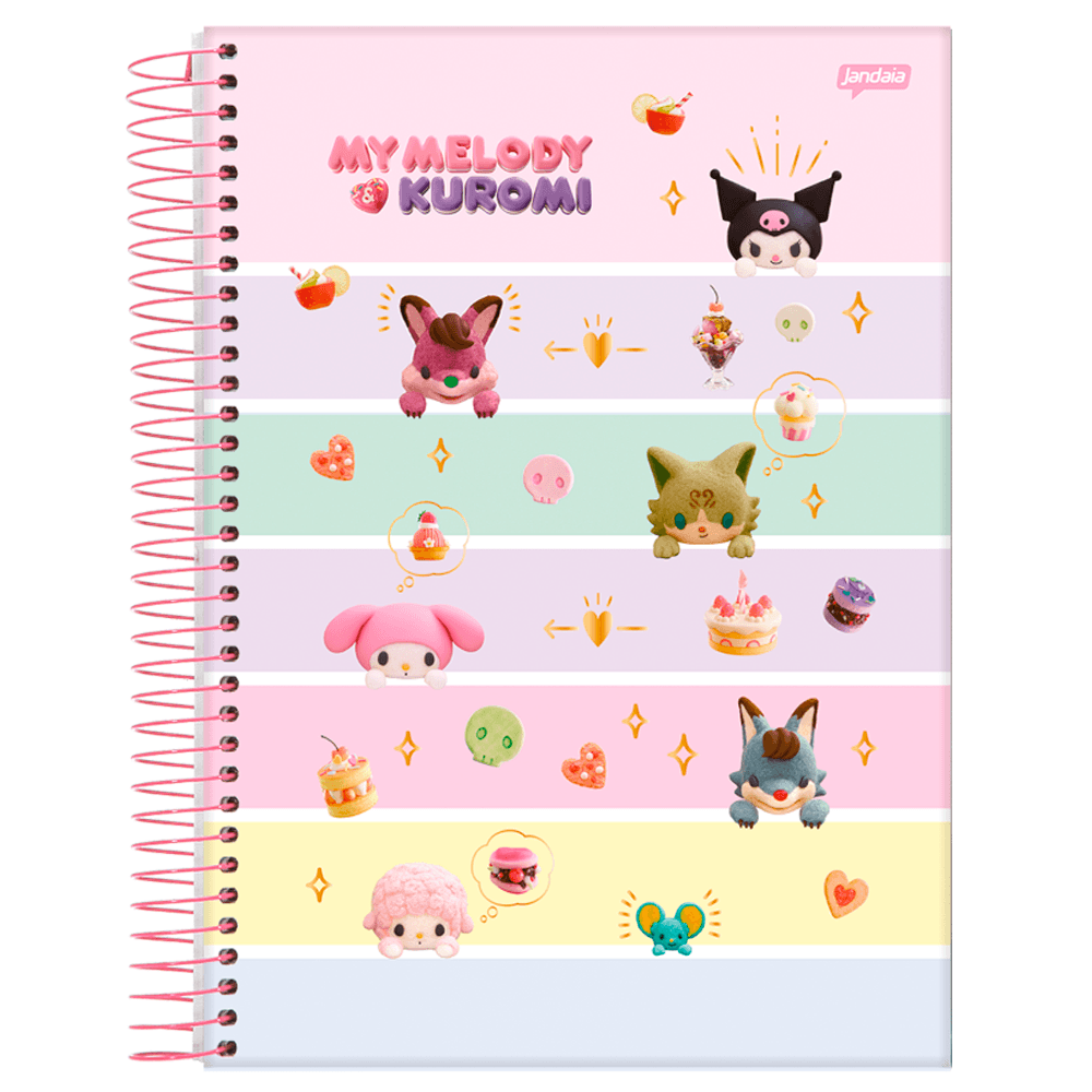 Caderno-Universitario-10x1-160-Fls-C.D.-Jandaia---My-Melody-e-Kuromi-3 Caderno-Universitario-10x1-160-Fls-C.D.-Jandaia---My-Melody-e-Kuromi-3