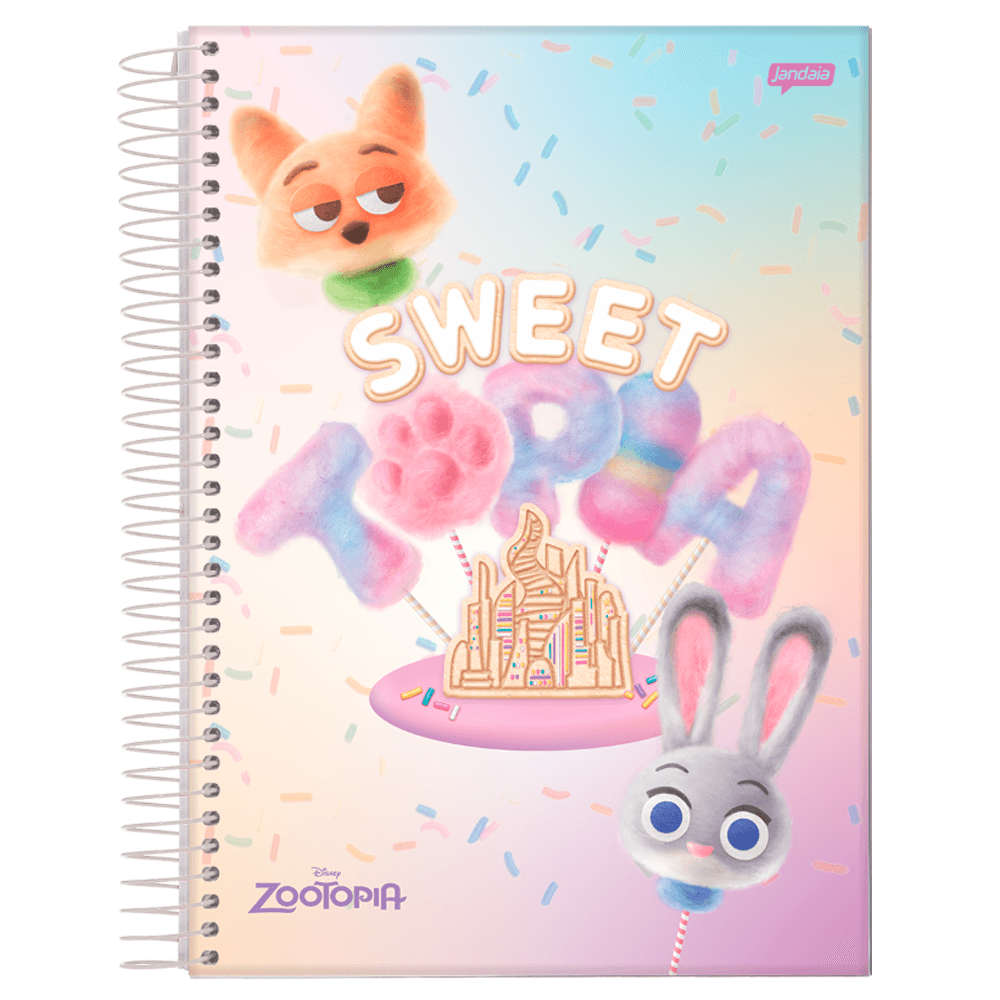 Caderno-Universitario-10x1-160-Fls-C.D.-Jandaia---Zootopia-2 Caderno-Universitario-10x1-160-Fls-C.D.-Jandaia---Zootopia-2