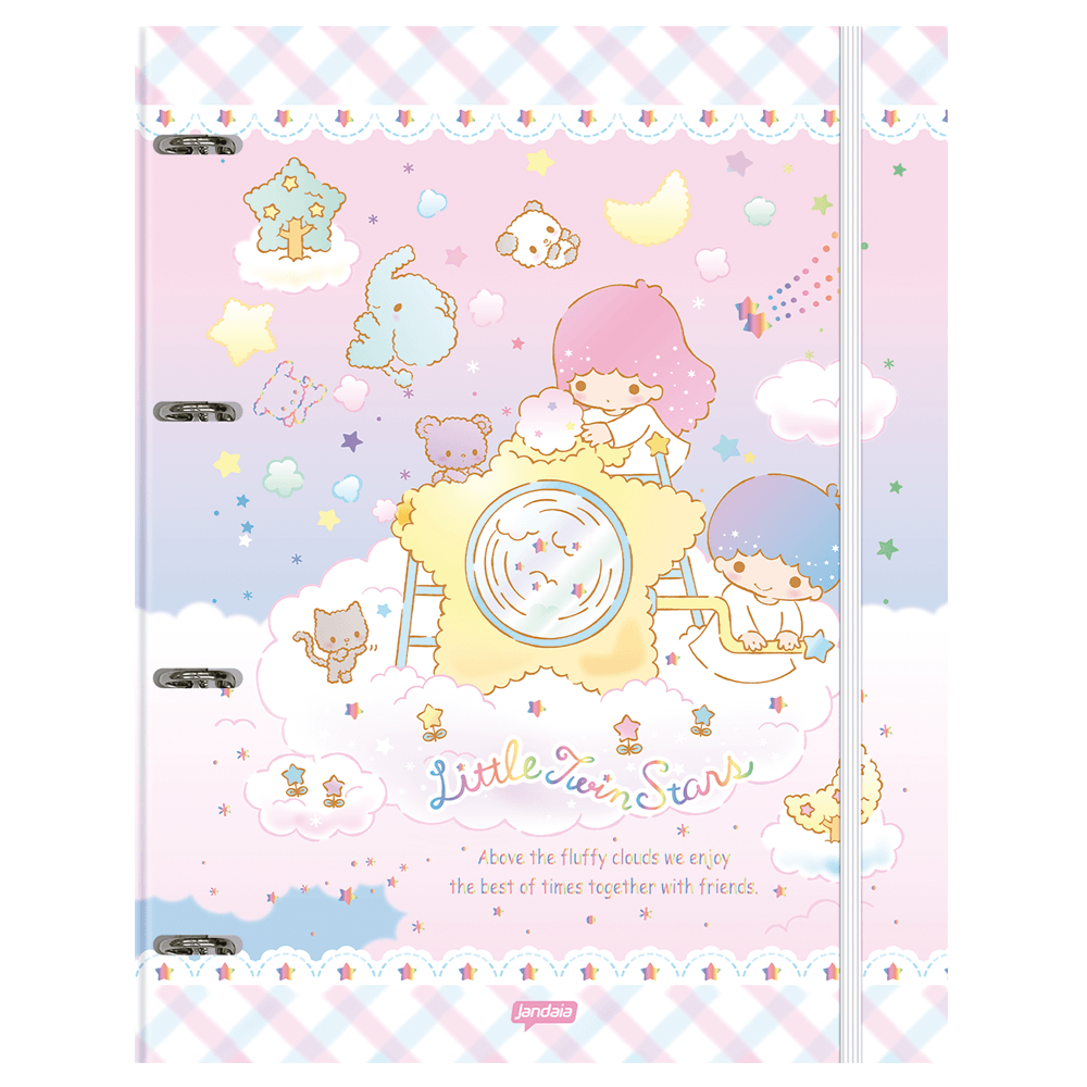 Caderno-Argolado-Universitario-80-Fls.-Jandaia---Hello-Kitty-e-Amigos-1