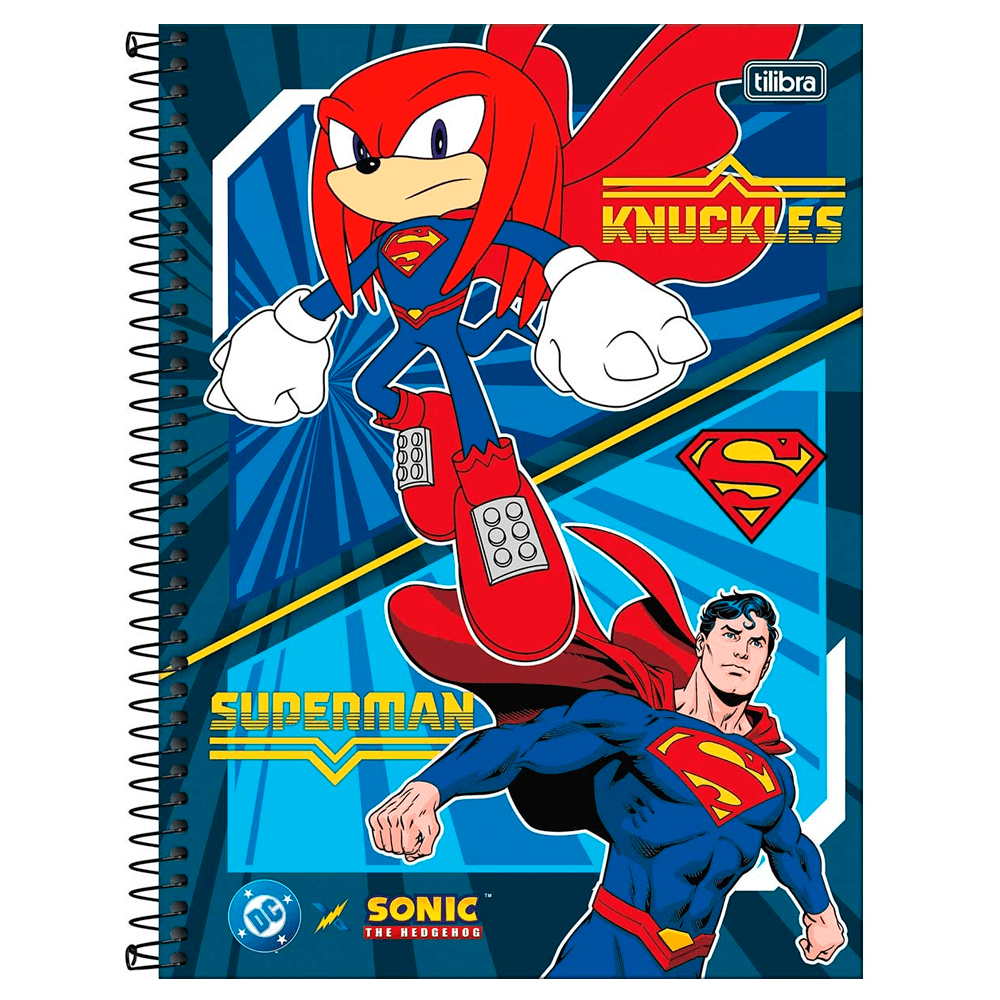 Caderno-Universitario-1x1-80-Fls-C.D.-Tilibra---Sonic-DC-4 Caderno-Universitario-1x1-80-Fls-C.D.-Tilibra---Sonic-DC-4