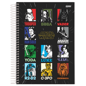 Caderno-Universitario-10x1-160-Fls-C.D.-Jandaia---Star-Wars-1