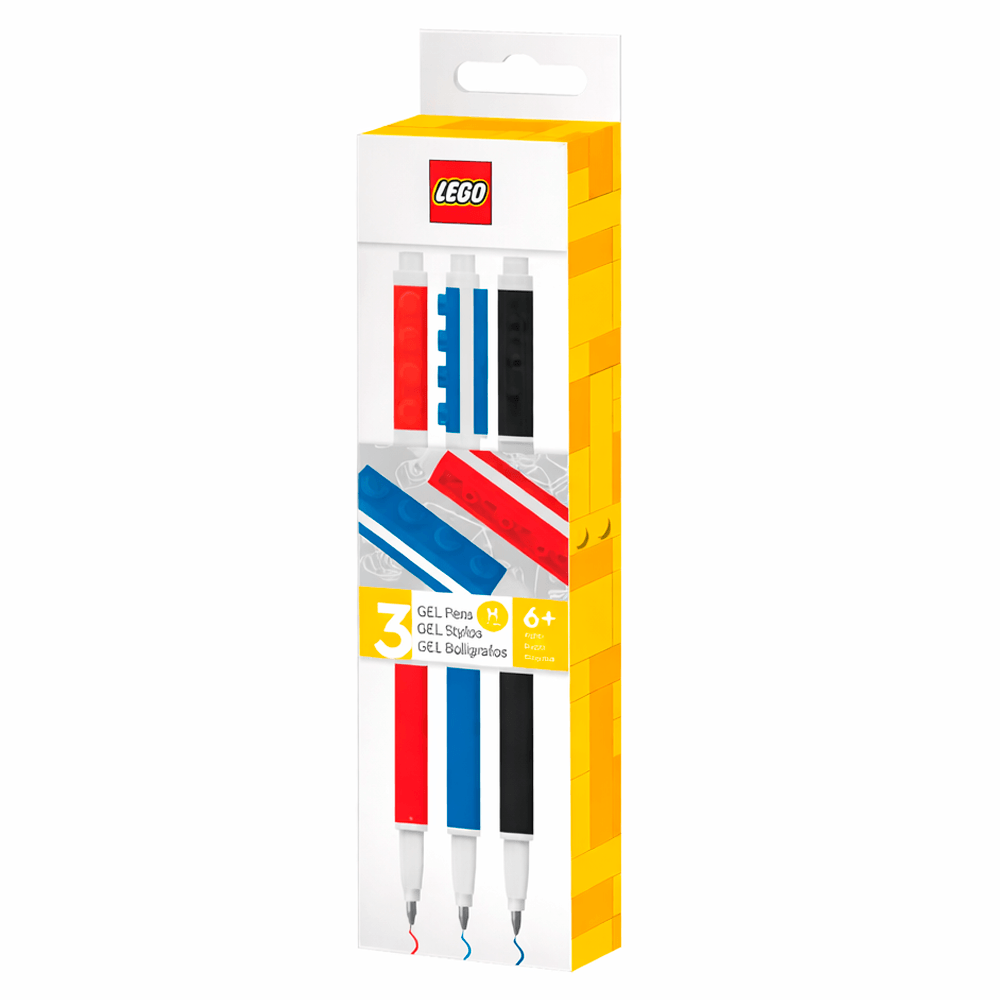 Caneta-Gel-Vermelha-Azul-e-Preta-Lego---Jandaia