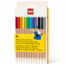 Lapis-de-Cor-12-Cores-Com-Minifigura-de-Encaixe-Lego---Jandaia