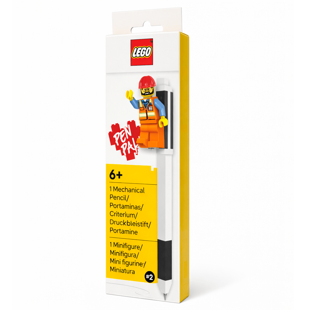 Lapiseira-0.7mm-e-Minifigura-Lego Lapiseira-0.7mm-e-Minifigura-Lego