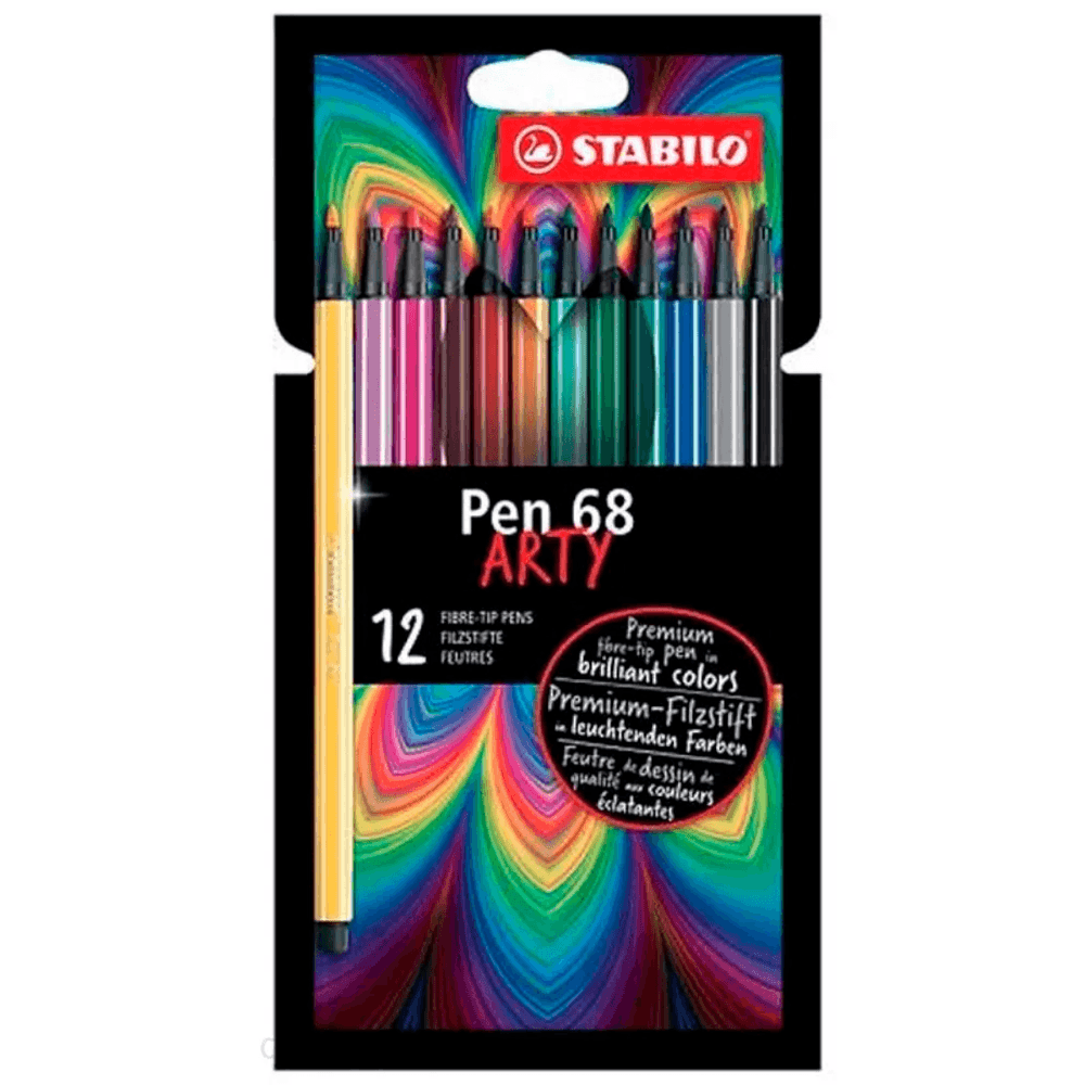 estojo-caneta-pen-68-arty-com-12-unidades-stabilo