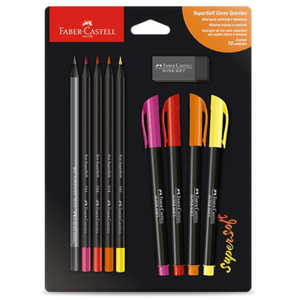 kit-supersoft-cores-quentes-com-10-pecas-faber-castell